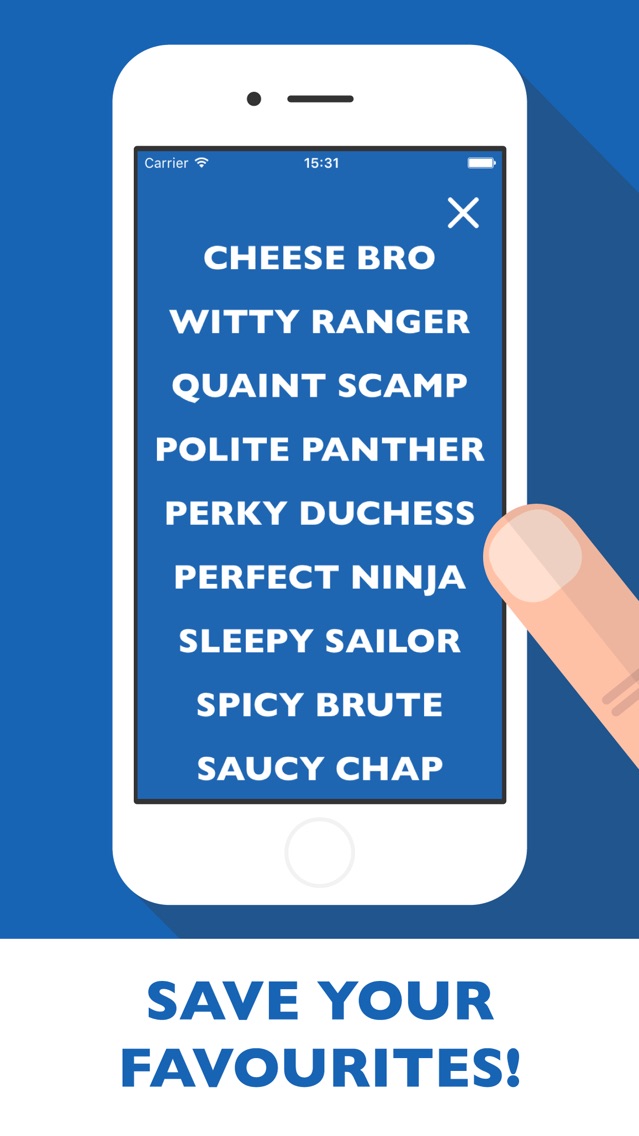 Nickname Me Random Name Generator For Gamertags And Usernames App For Iphone Free Download Nickname Me Random Name Generator For Gamertags And Usernames For Iphone Ipad At Apppure