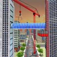 Building Connecting Bridge Sim