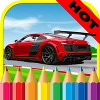 Vehicles & Car Coloring Book for Kids and toddlers