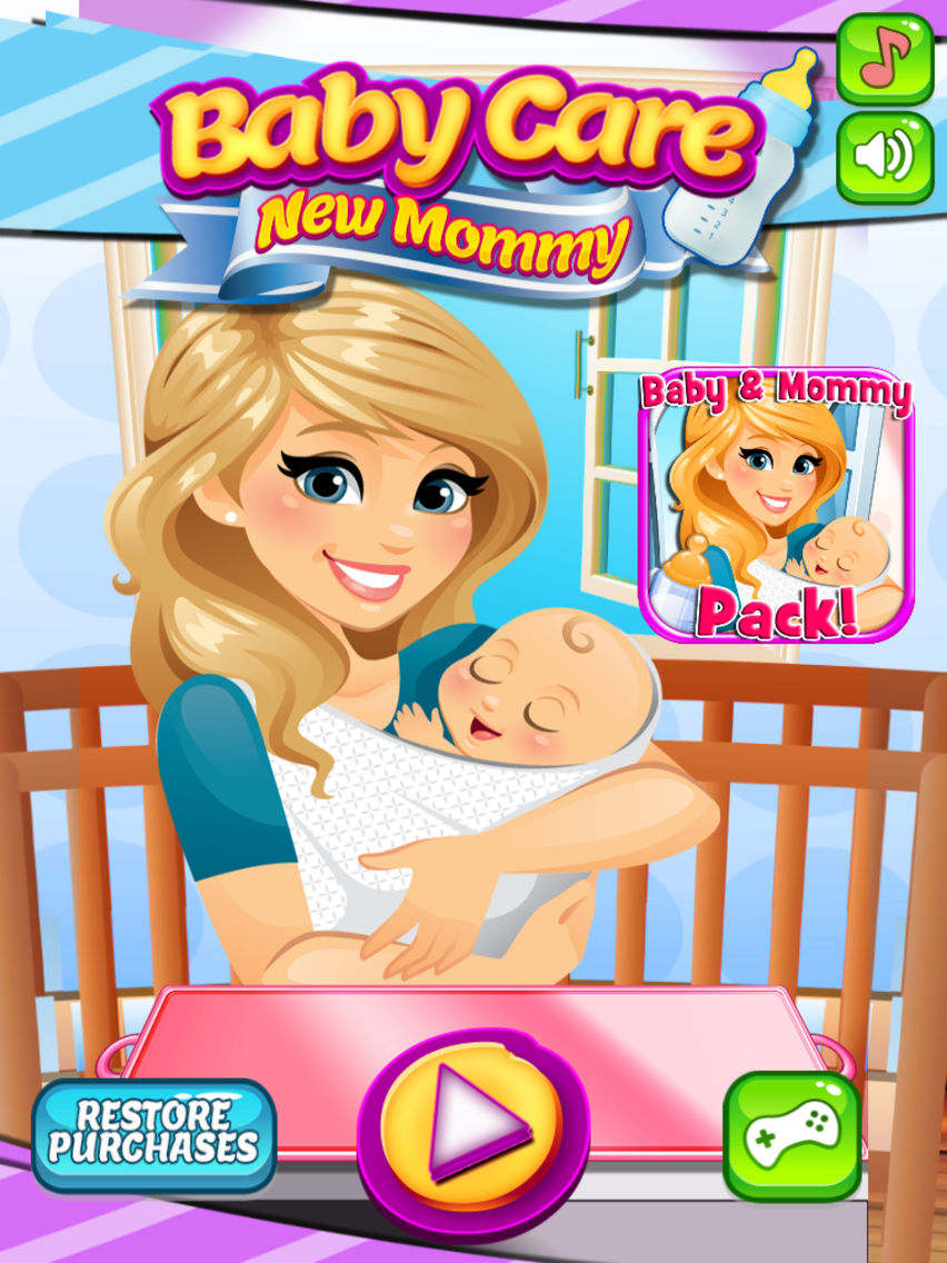 My Newborn Baby & Mommy Care Pregnancy Games App for iPhone Free