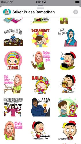  Stiker  Puasa Ramadhan  App for iPhone Free Download 