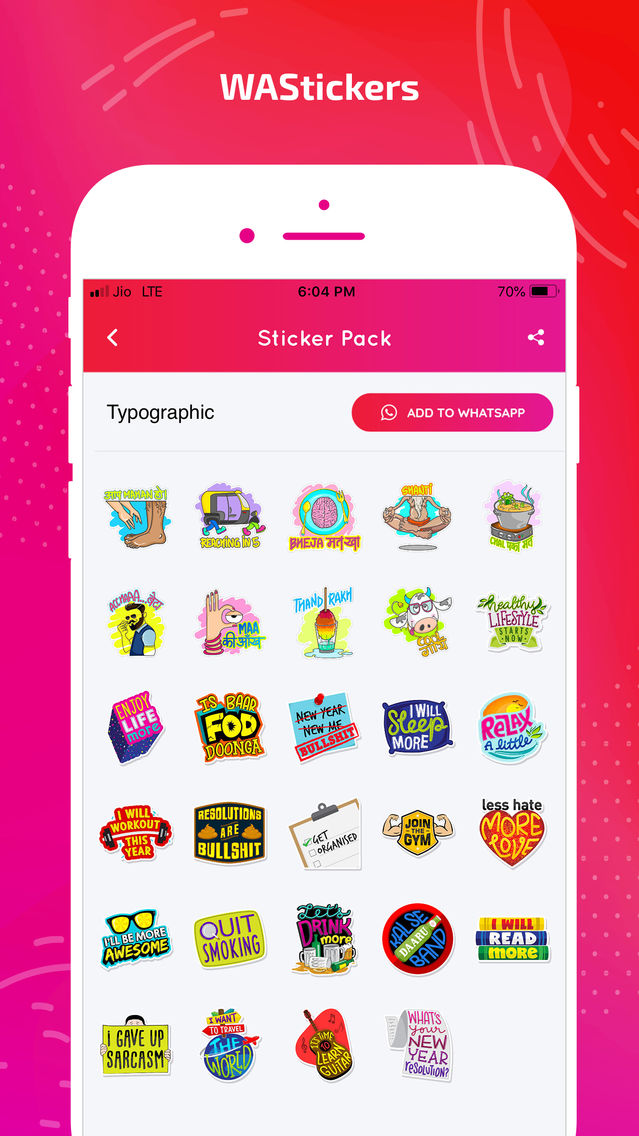 Custom Sticker Maker-WASticker App for iPhone - Free 