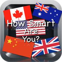 How Smart Are You? Country and Territory Flags Edition - A Flag Logo Memory Concentration Trivia Quiz Game Free: From the creator of The Moron Quiz / Test - Similar to 4 pics 1 word apps