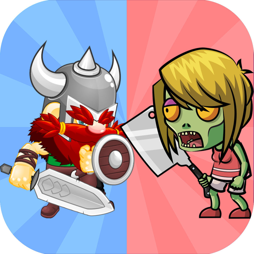 Zombie viking knight синий