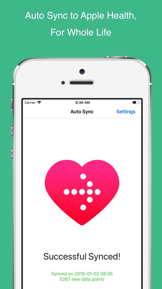 fitbit iphone health app sync