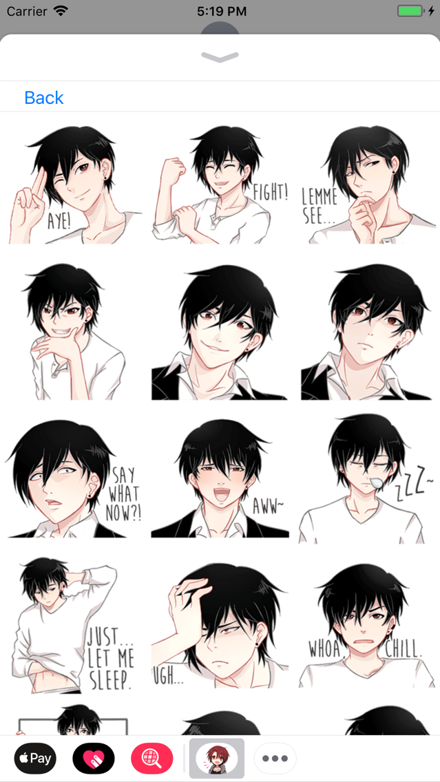 Anime Boys Stickers App For Iphone Free Download Anime Boys