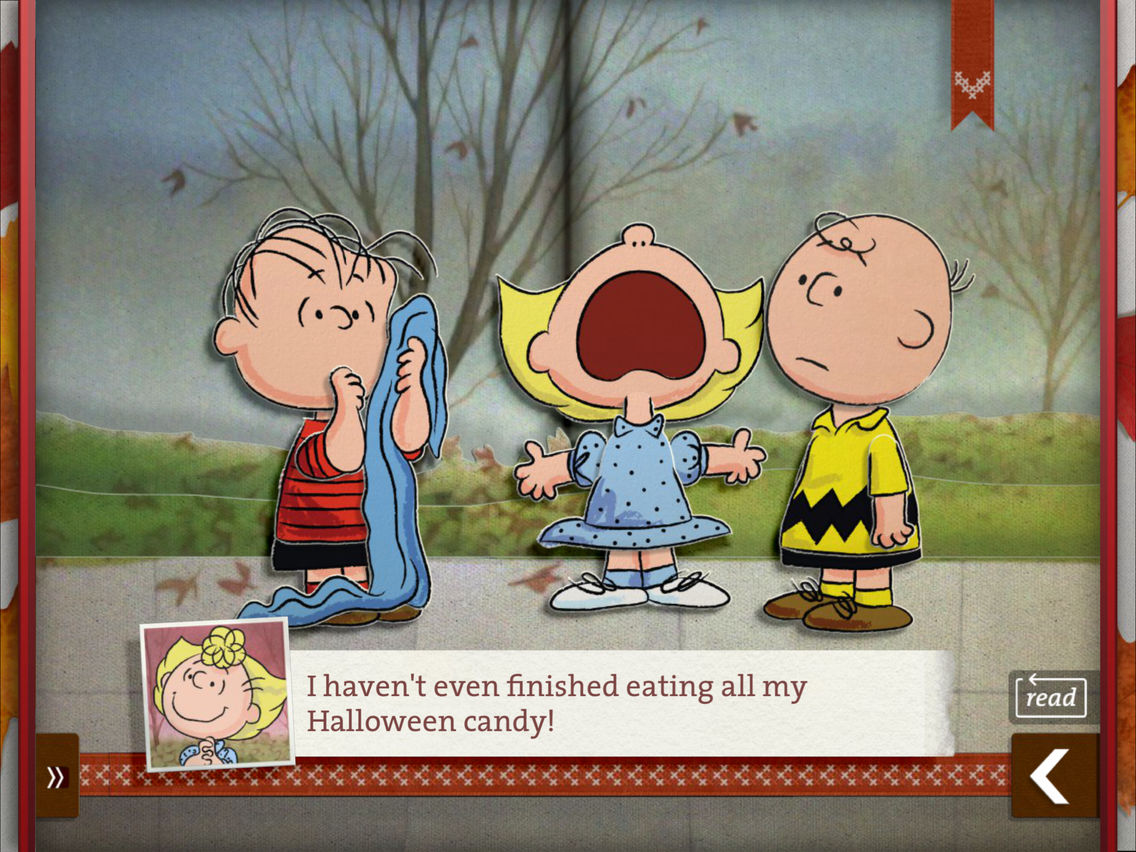 A Charlie Brown Thanksgiving App for iPhone Free