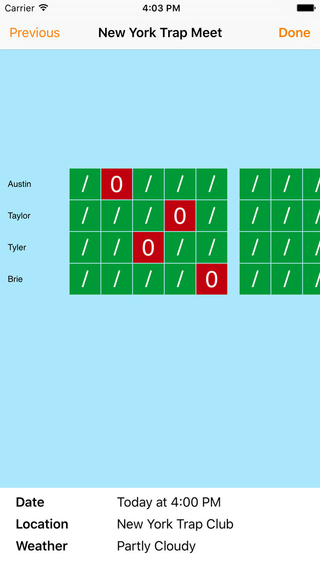 Trap Score Sheet App For IPhone Free Download Trap Score Sheet For