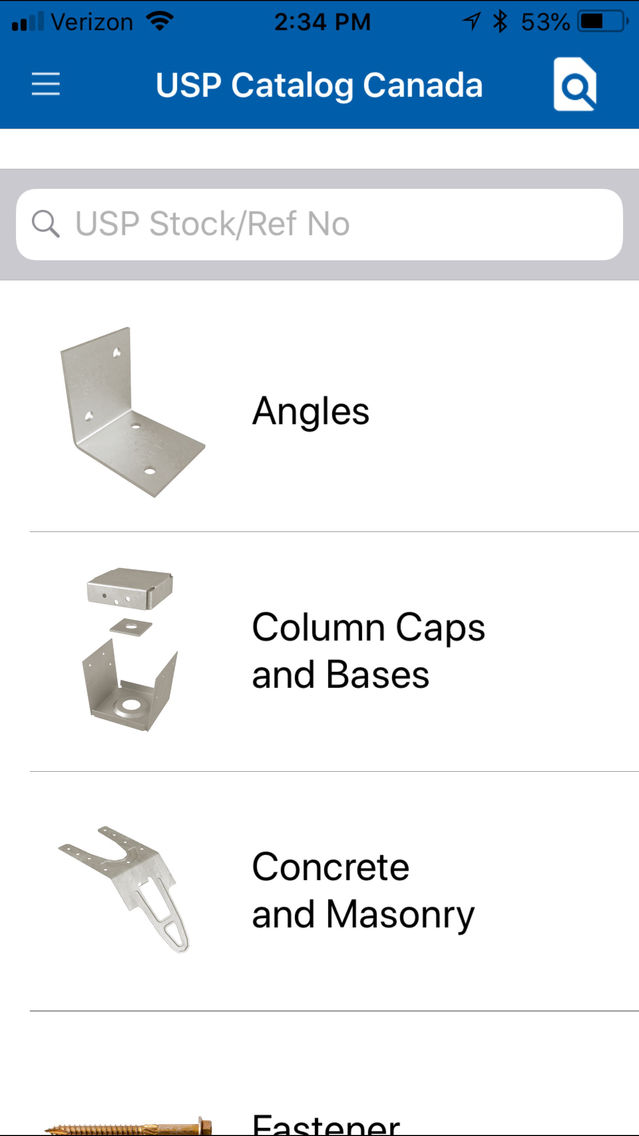 MiTek USP Canada Catalog App for iPhone Free Download MiTek USP