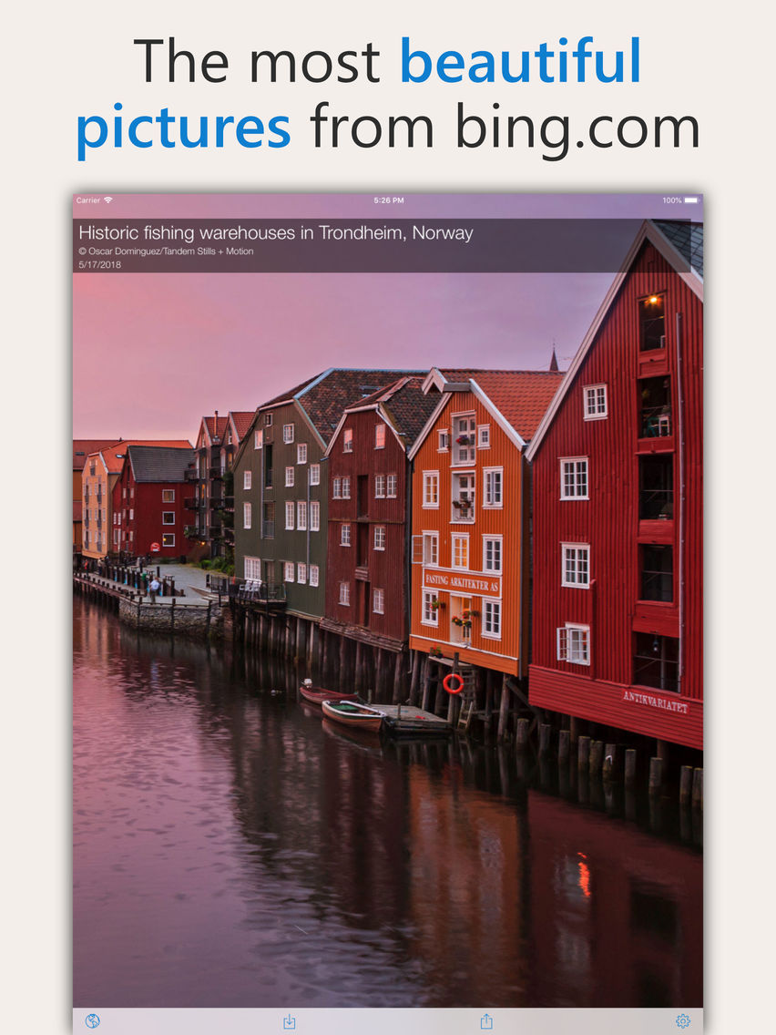 DailyPic Bing Wallpaper App for iPhone - Free Download 