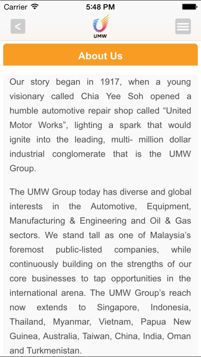 Umw Holdings Berhad Investor Relations App For Iphone Free Download Umw Holdings Berhad Investor Relations For Iphone At Apppure