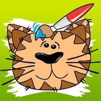 Cat Coloring Book for Little Children: Learn to draw and color cats, kittens and funny pet scenes