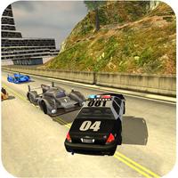 Police Car Chase:Off Road Hill Racing