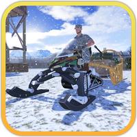 Snow Mountain Army Cargo Bike & Delivery Sim