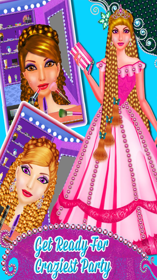 Fashion Queen Hairstyles Salon Games For Kids App For Iphone