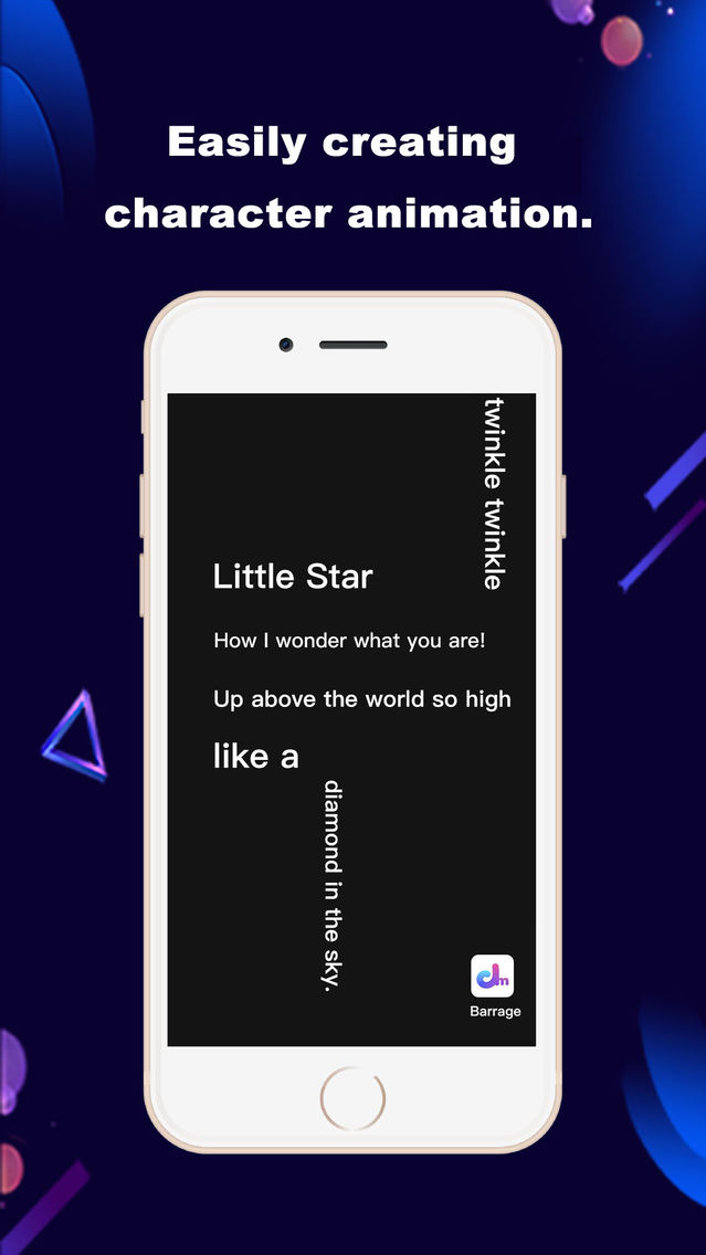 Barrage Text Animation App For Iphone Free Download Barrage Text