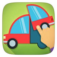 Kids Cars, Vehicles and Trucks Puzzle Free Game for Toddlers and Baby Boys to look, listen and learn