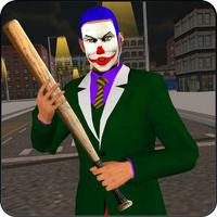 Crazy Clown Real Gangster Jail Break: City Attack