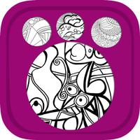 Abstract Artworks - Adults Coloring Art Pages