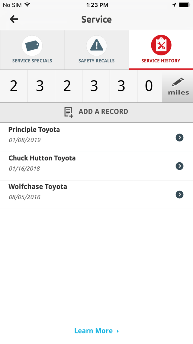 Download Toyota Owners App