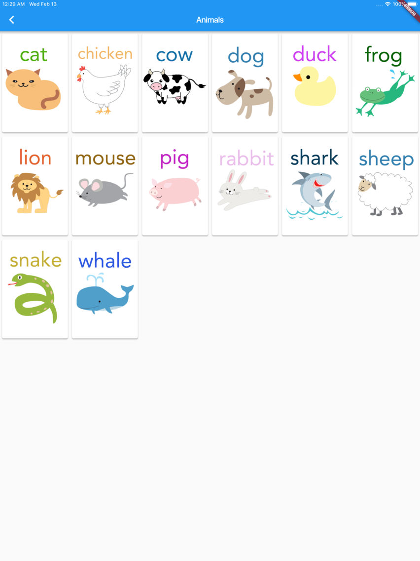 Flash Cards for Toddlers App for iPhone - Free Download Flash Cards for