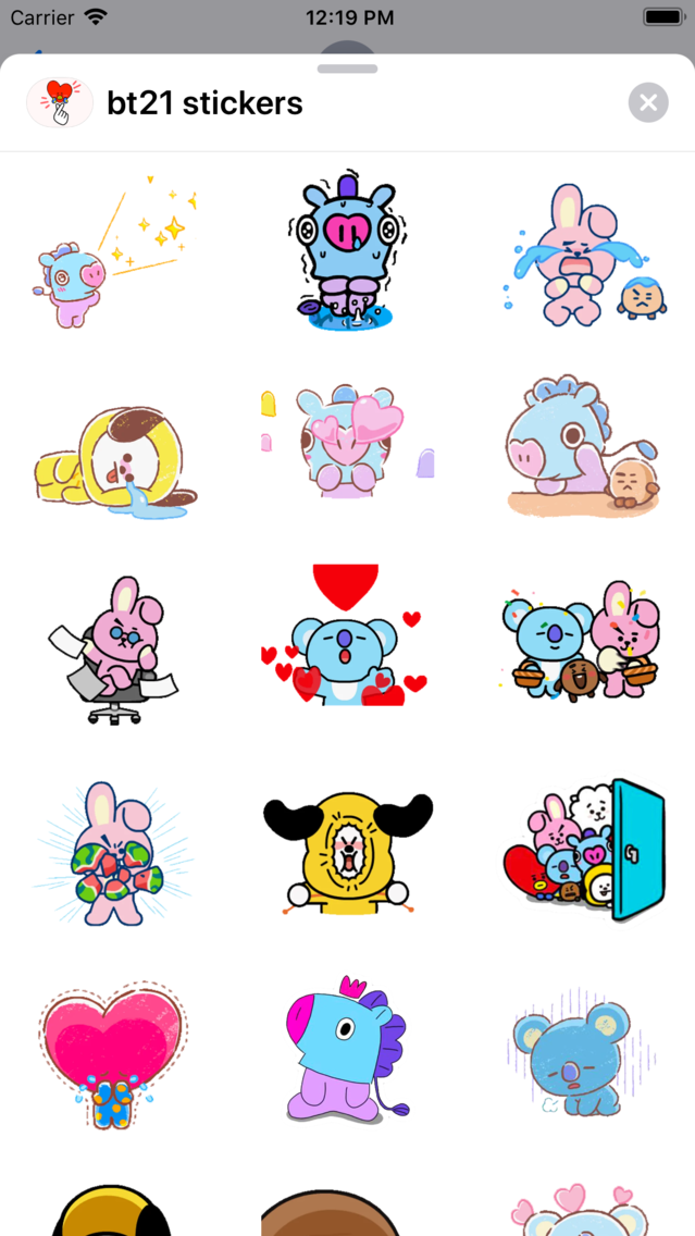  BT21 Stickers  App for iPhone Free Download BT21 Stickers  