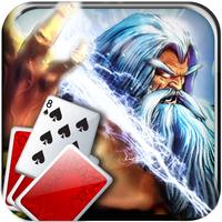 Zeus Solitaire Pyramid Playing Cards Live