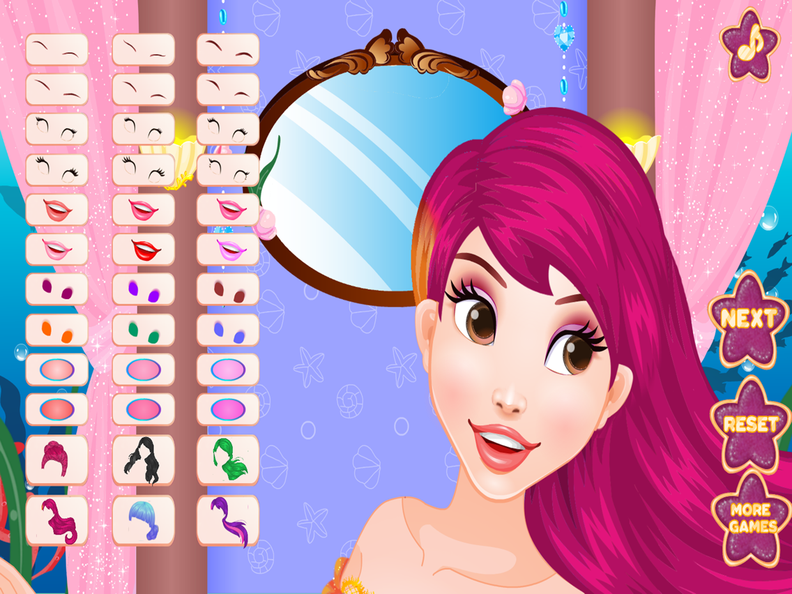 Mermaid Princess Dress Up Game App for iPhone - Free Download Mermaid