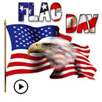 Happy Flag Day Sticker