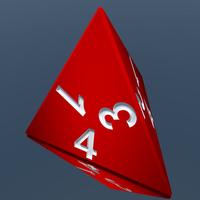 RPG D4 Role-Player Dice for iMessage