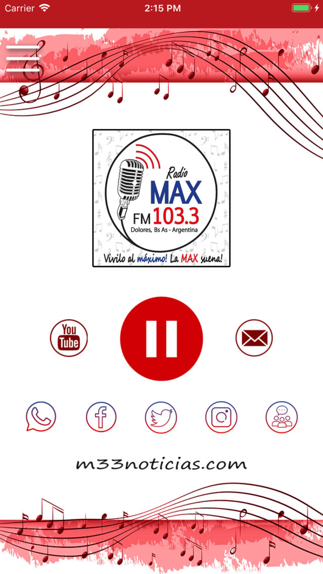 Radio Max Fm 103 3 App For Iphone Free Download Radio Max Fm