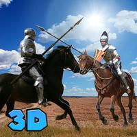 Knight Fighting Horse Ride