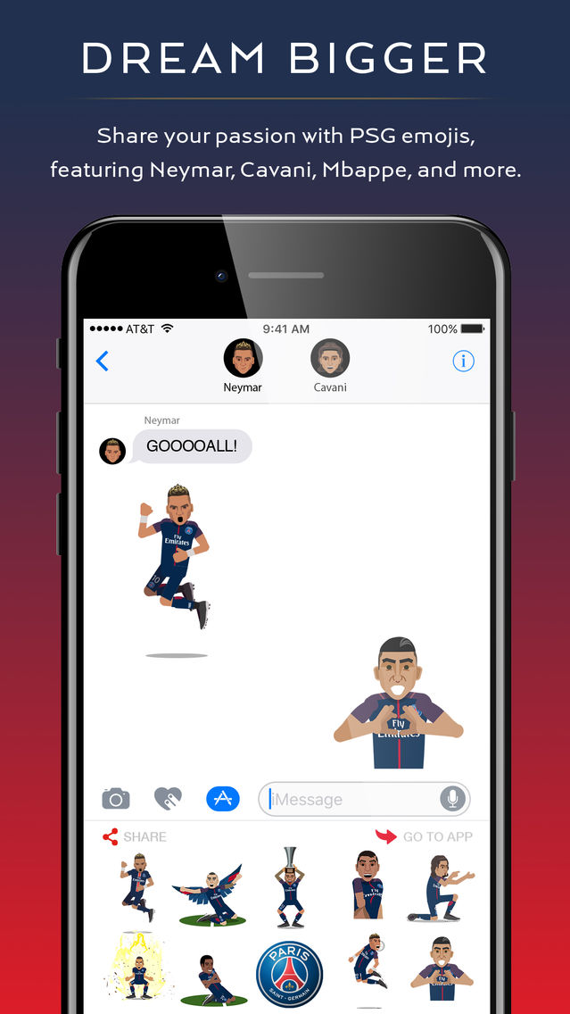 PSG Emojis App for iPhone - Free Download PSG Emojis for iPhone & iPad at  AppPure