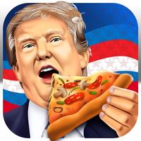 Trump's Pizza Restaurant Dash - 2016 Election on the Run Wall Cooking Game!