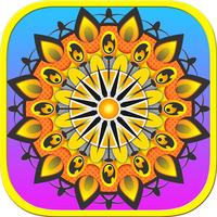 Adult Coloring Book Mandala Stress Relief Therapy