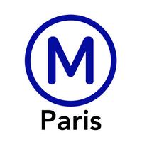 Paris Metro Map.