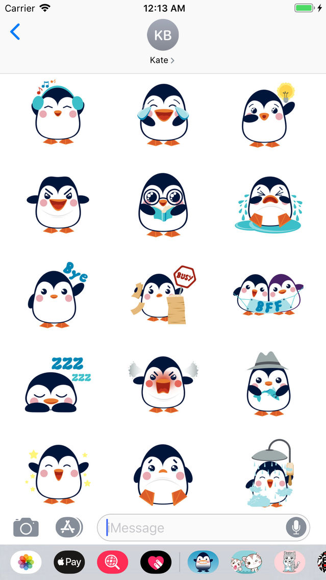 Cute Pingu Kawaii Stickers App For Iphone Free Download Cute Pingu Kawaii Stickers For Iphone Ipad At Apppure
