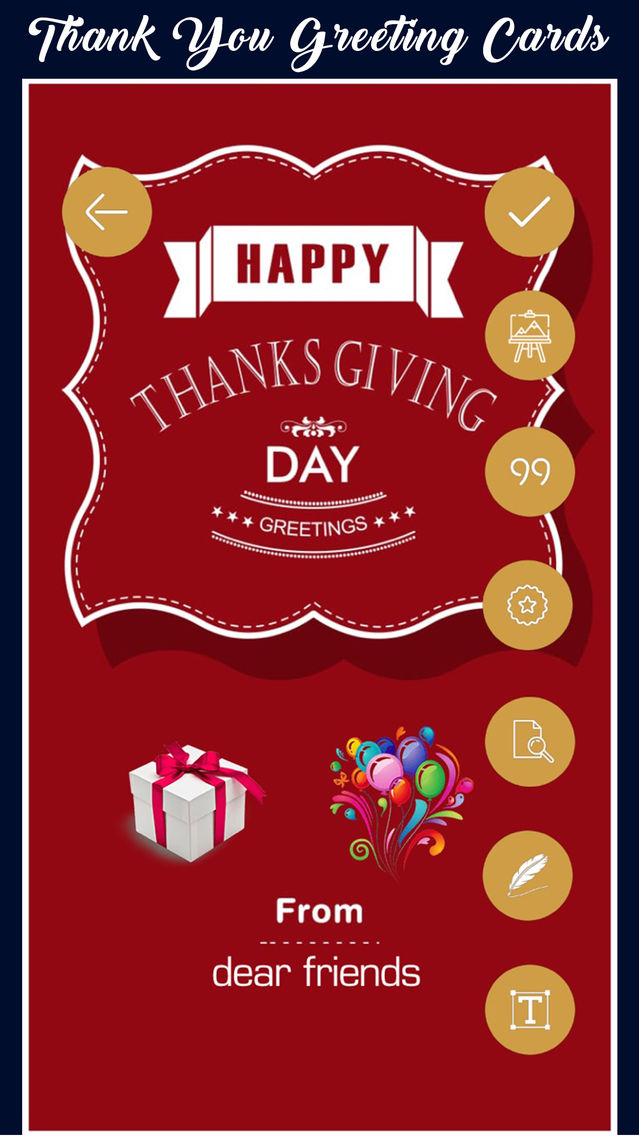 thank you card maker