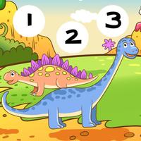 123 Count-ing & Learn-ing Number-s To Ten With Dino-saur. My Kid-s & Baby First Free Education-al Game-s