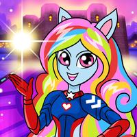 Super-Hero Pony Equestria Dress-Up Games For Girls
