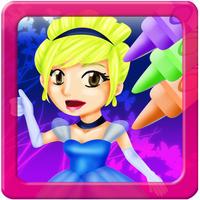 Princess Coloring World: My Fairy Tail Paint, Play and Draw Book for Girls! FREE