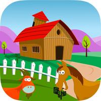 Farm Adventure for Kids - Educational game with animals and letters for children, toddlers, babies, boys and girls