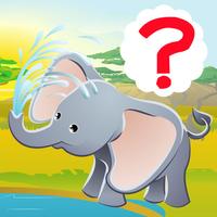 Find the Mistake in the Pictures - Educational Interactive Learning Game For Kids – Wild Animals