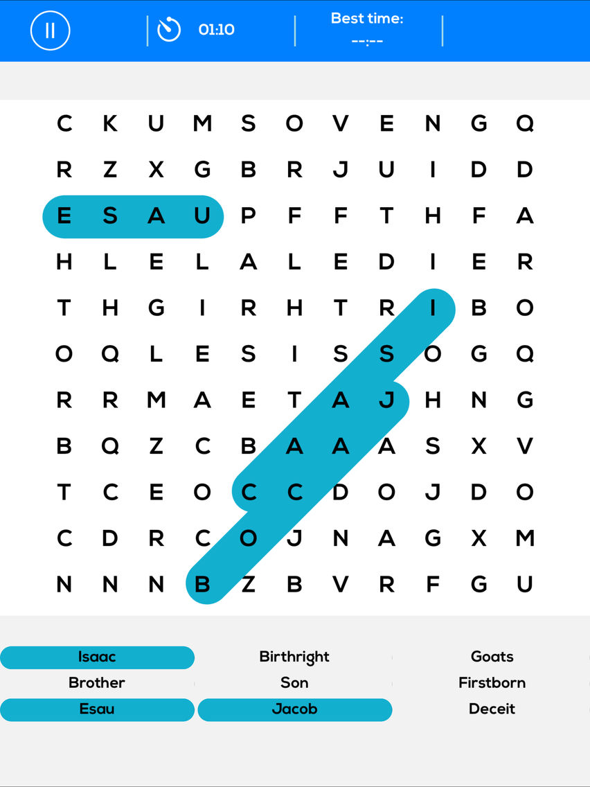 Bible Word Search App