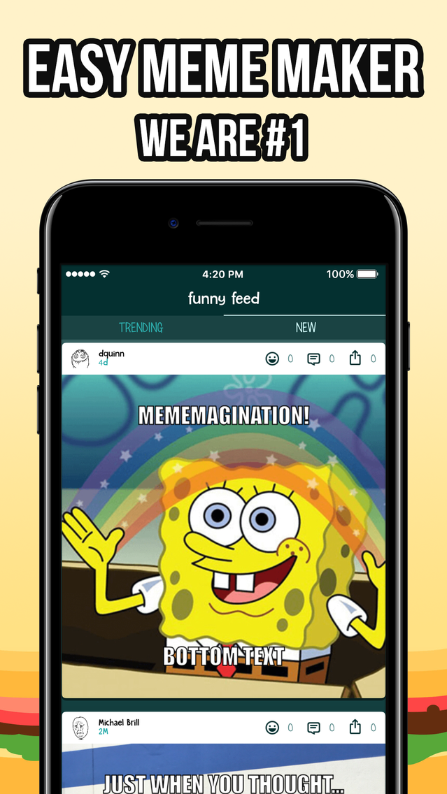 Funny Feed Meme Generator App App For Iphone Free Download Funny Feed Meme Generator App For Iphone Ipad At Apppure