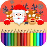 christmas coloring book - drawing & painting pages for preschool kids
