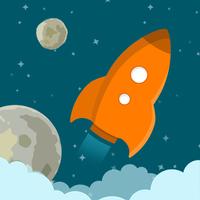 Astro Rocket Saga - Asteroids diving survival game