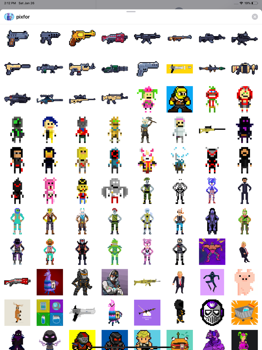 Pixel Stickers For Fortnite App For Iphone Free Download Pixel Stickers For Fortnite For Iphone Ipad At Apppure - roblox stickers whatsapp robuxycom ad free