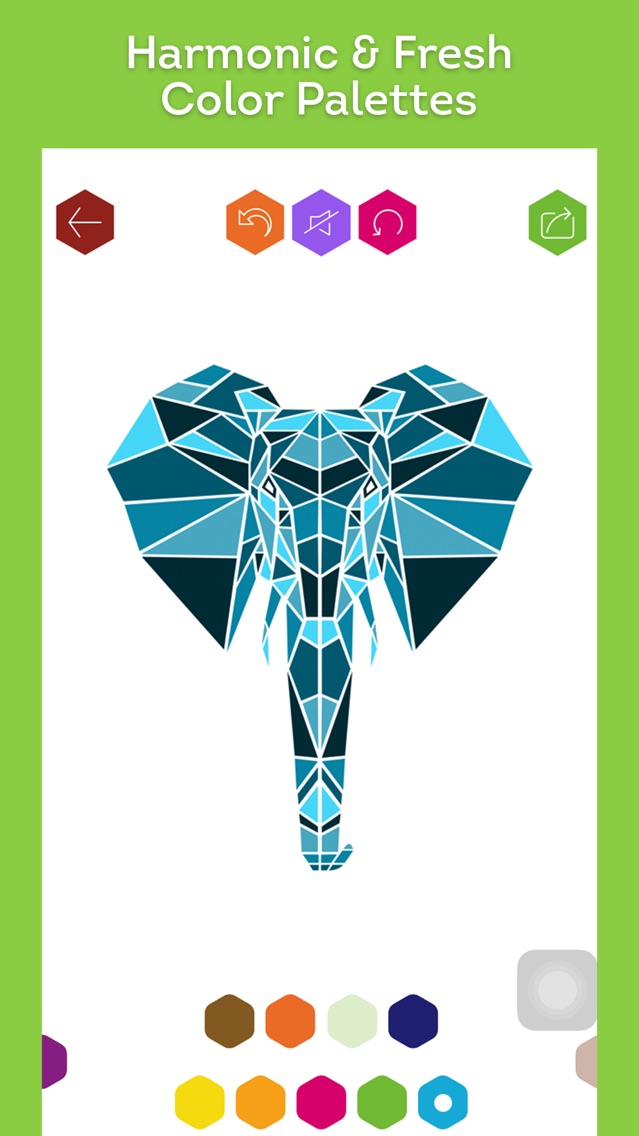 Download Geometric Animal Coloring Book App For Iphone Free Download Geometric Animal Coloring Book For Ipad Iphone At Apppure