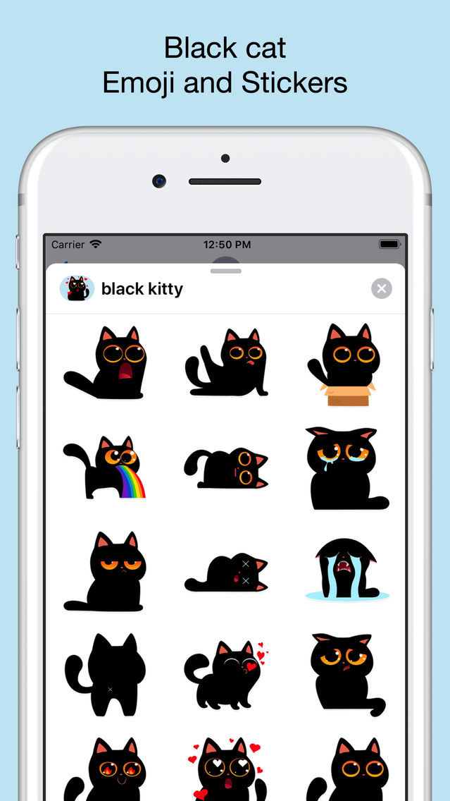Black Cat Emoji Free